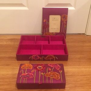 Two Jewelry organizers with matching frame